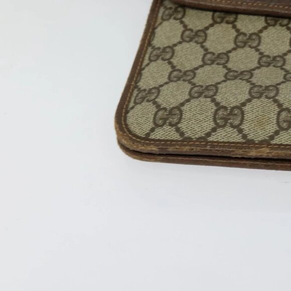 GUCCI GG Supreme Shoulder Bag PVC Beige Gold 004 904 0671 Auth - Picture 11 of 14